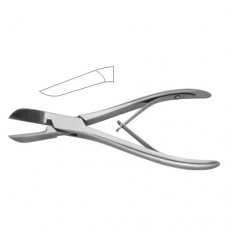 Liston Bone Cutting Forcep Curved Stainless Steel, 17 cm - 6 3/4"